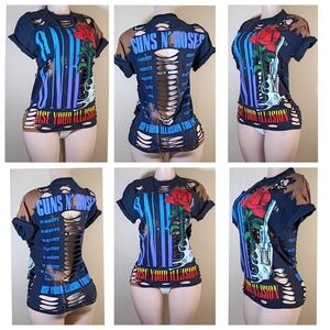 Guns N Roses Custom Vintage Tee